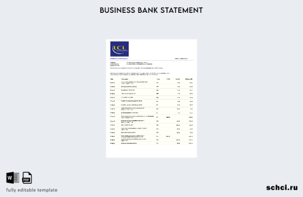 цифровая загрузка бизнес отчета LCL Bank в формате Word и PDF шаблона
